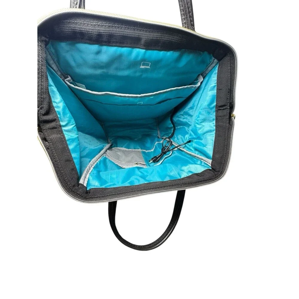 Kroser Unisex Large Black Laptop Tablet Backpack  w/Charging Port Work Travel
